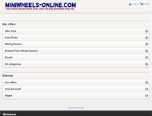 Tablet Screenshot of miniwheels-online.com